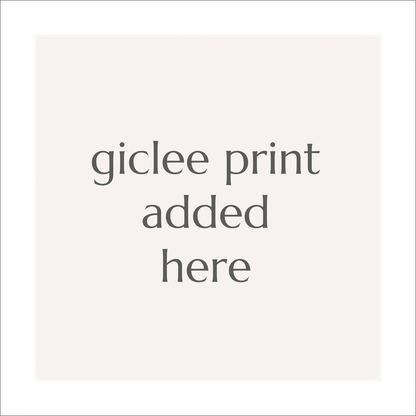 acid free white matt for purchase with 16" print