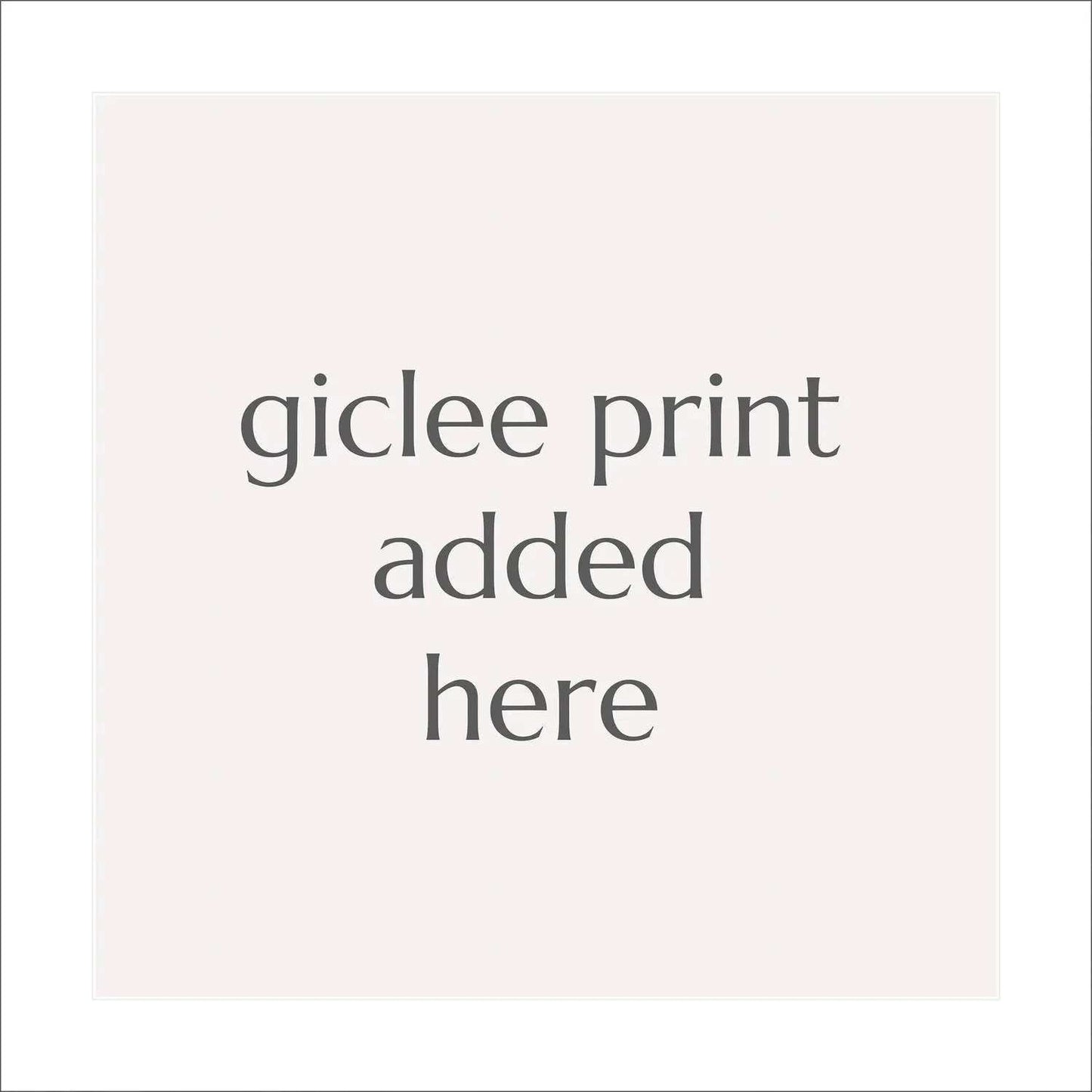 Acid free white matt photo mat with 1.5 inch border for 16 inch giclee prints