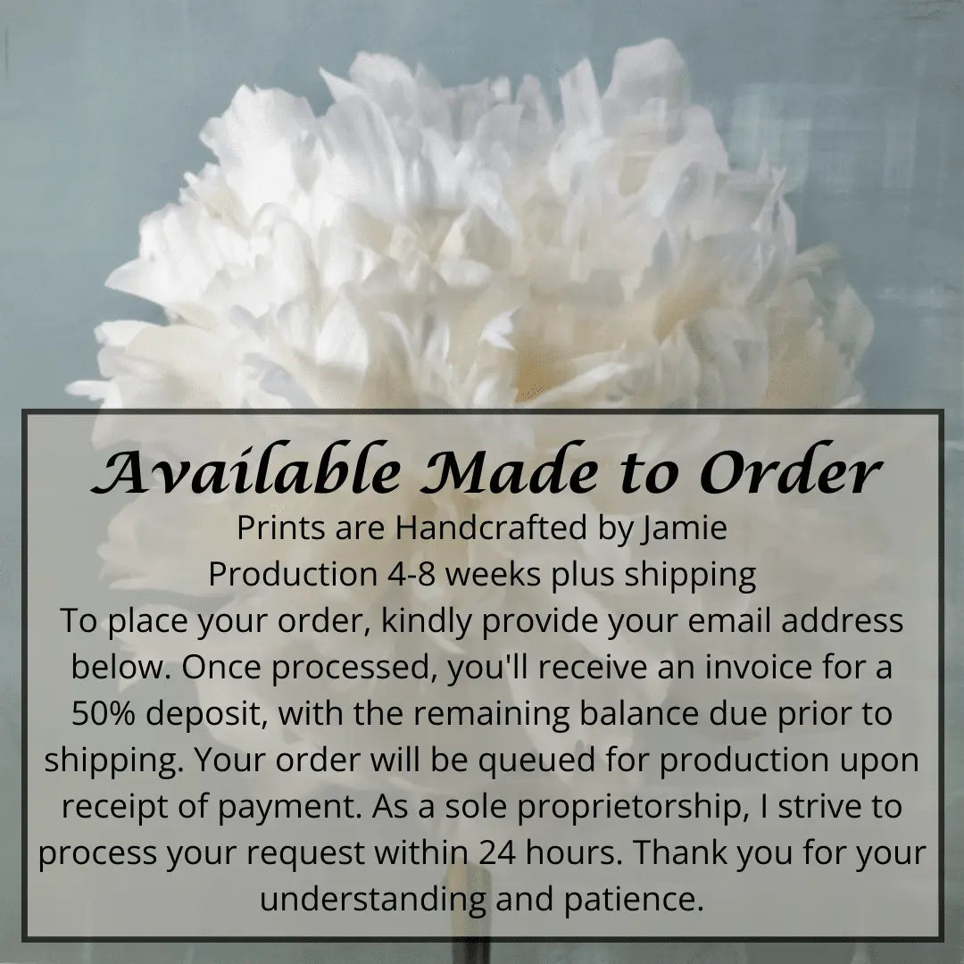 White Peony 14 in Blue Jamie Buzill